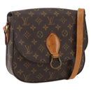 LOUIS VUITTON Monogram Saint Cloud GM Shoulder Bag M51242 LV Auth ep13553-1