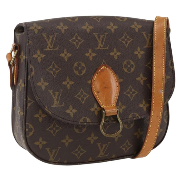 LOUIS VUITTON Monogram Saint Cloud GM Shoulder Bag M51242 LV Auth ep13553