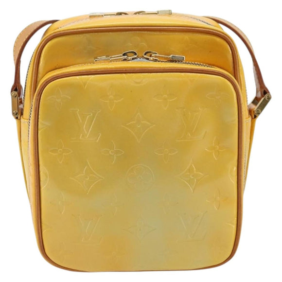 LOUIS VUITTON Monogram Vernis Wooster Shoulder Bag Gris M91036 LV Auth ep13555