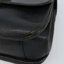 GUCCI Bambus Handtasche Leder Schwarz Gold Auth ep13556-8