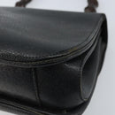 GUCCI Bambus Handtasche Leder Schwarz Gold Auth ep13556-16