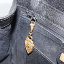GUCCI Bambus Handtasche Leder Schwarz Gold Auth ep13556-22