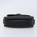 GUCCI Bambus Handtasche Leder Schwarz Gold Auth ep13556-5