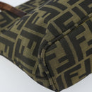 FENDI Zucca Canvas Tote Bag Brown Black Auth ep13557-15