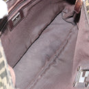 FENDI Zucca Canvas Tote Bag Brown Black Auth ep13557-10