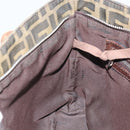 FENDI Zucca Canvas Tote Bag Brown Black Auth ep13557-20