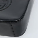 GUCCI Shoulder Bag Patent leather Black Silver 000 1186 0506 Auth ep13558-9