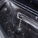 GUCCI Shoulder Bag Patent leather Black Silver 000 1186 0506 Auth ep13558-20