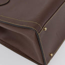 GUCCI Bamboo Hand Bag Leather Beige Gold 002 1186 0260 Auth ep13559-9