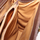 GUCCI Bamboo Hand Bag Leather Beige Gold 002 1186 0260 Auth ep13559-18