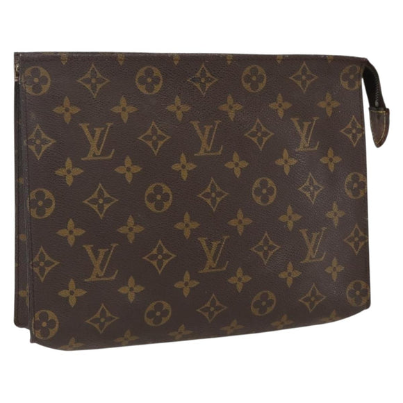LOUIS VUITTON Monogram Poche Toilette 26 Pouch M47542 LV Auth ep13560