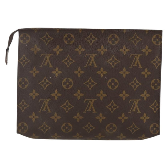 LOUIS VUITTON Monogram Poche Toilette 26 Pouch M47542 LV Auth ep13560