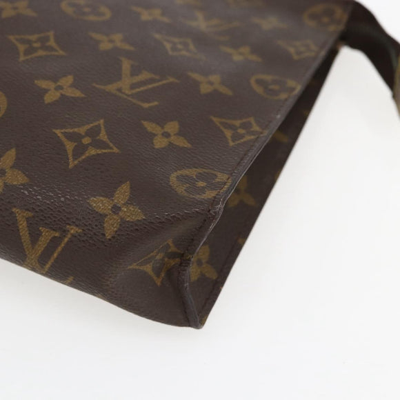 LOUIS VUITTON Monogram Poche Toilette 26 Pouch M47542 LV Auth ep13560