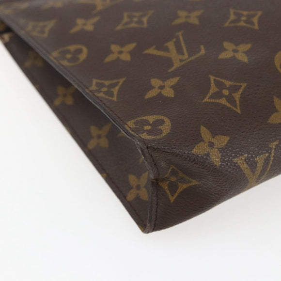 LOUIS VUITTON Monogram Poche Toilette 26 Pouch M47542 LV Auth ep13560