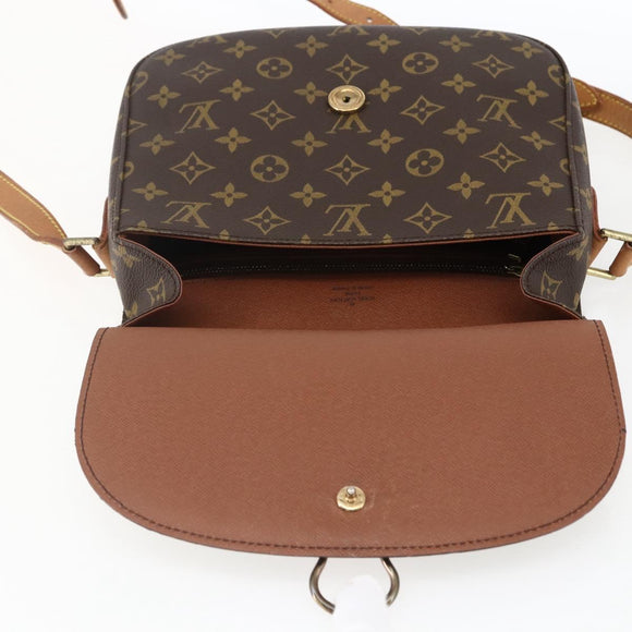 LOUIS VUITTON Monogram Saint Cloud GM Shoulder Bag M51242 LV Auth ep13561