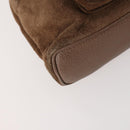 GUCCI Bamboo Backpack Suede Brown Gold 003 2058 0030 Auth ep13565-16