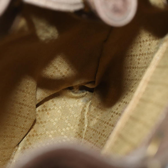 GUCCI Bamboo Backpack Suede Brown Gold 003 2058 0030 Auth ep13565
