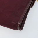 Christian Dior Chain Shoulder Bag Nylon Bordeaux Gold Auth ep13566-17