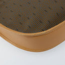 SAINT LAURENT Shoulder Bag PVC Canvas Beige Gold Auth ep13567-11