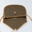 SAINT LAURENT Shoulder Bag PVC Canvas Beige Gold Auth ep13567-15
