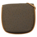 SAINT LAURENT Shoulder Bag PVC Canvas Beige Gold Auth ep13567-3