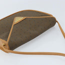 SAINT LAURENT Shoulder Bag PVC Canvas Beige Gold Auth ep13567-6