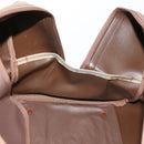 Burberrys Nova Check Boston Bag Canvas Leather Beige Gold Auth ep13568-18