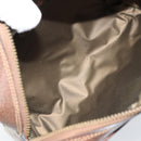GUCCI GG Supreme Web Sherry Line Clutch Bag PVC Beige Gold Red Auth ep13569-9