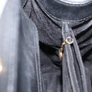 GUCCI Bamboo Hand Bag Leather Black Gold 002 1186 0260 Auth ep13570-16