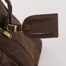 Burberrys Nova Check Umhängetasche PVC Leder Beige Gold Auth ep13571-11