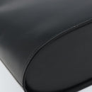 BURBERRY Nova Check Shoulder Bag Leather Black Silver Auth ep13572-14
