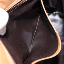 CELINE C Sulky Shoulder Bag PVC Beige Gold Auth ep13573-20