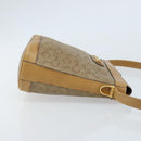 CELINE C Sulky Shoulder Bag PVC Beige Gold Auth ep13573-4