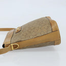 CELINE C Sulky Shoulder Bag PVC Beige Gold Auth ep13573-5