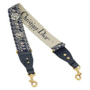 Christian Dior Trotter Canvas Schultergurt 93cm Navy Auth ep13575-1