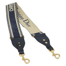 Christian Dior Shoulder Strap Canvas 36.6"" Navy Auth ep13576-1