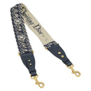 Christian Dior Trotter Canvas Schultergurt 93 cm Navy Auth ep13579-1