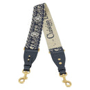 Christian Dior Trotter Canvas Schultergurt 93 cm Navy Auth ep13579-3