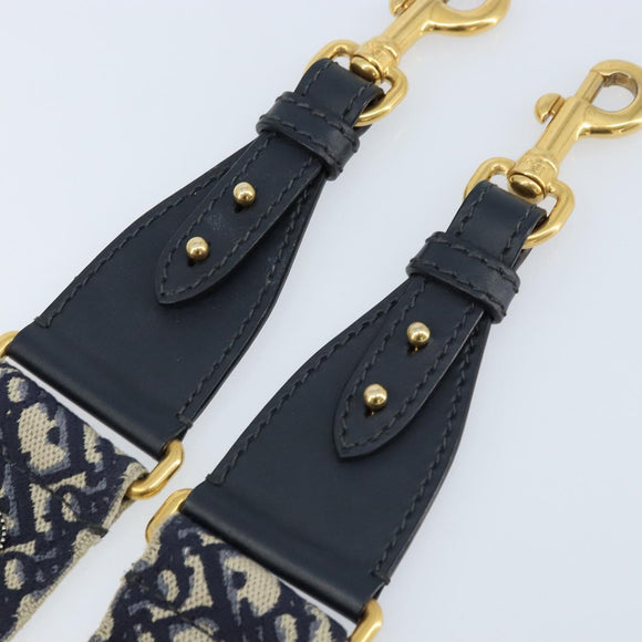 Christian Dior Trotter Canvas Schultergurt 93 cm Navy Auth ep13579