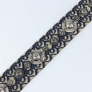 Christian Dior Trotter Canvas Schultergurt 93 cm Navy Auth ep13579-8