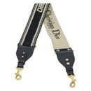 Christian Dior Shoulder Strap Canvas 36.6"" Navy Auth ep13580-2