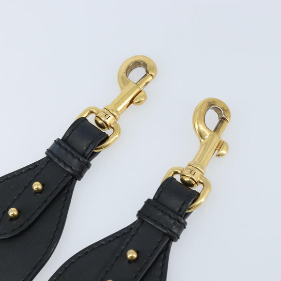 Christian Dior Shoulder Strap Canvas 36.6"" Navy Auth ep13580