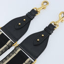 Christian Dior Shoulder Strap Canvas 36.6"" Navy Auth ep13580-5