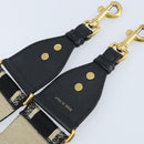 Christian Dior Shoulder Strap Canvas 36.6"" Navy Auth ep13580-7
