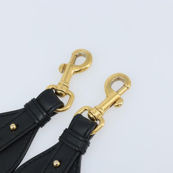 Christian Dior Shoulder Strap Canvas 36.6"" Navy Auth ep13581