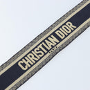 Christian Dior Shoulder Strap Canvas 36.6"" Navy Auth ep13581-8
