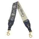 Christian Dior Trotter Canvas Schultergurt 95 cm Navy Auth ep13582-3