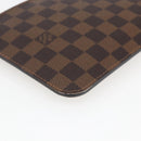 LOUIS VUITTON Damier Ebene Neverfull MM Pouch LV Auth ep13583-9