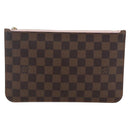 LOUIS VUITTON Damier Ebene Neverfull MM Pouch LV Auth ep13583-13