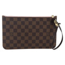 LOUIS VUITTON Damier Ebene Neverfull MM Pouch LV Auth ep13583-2